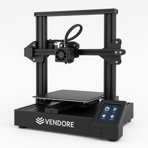 Vendore V1 3D Yazıcı – Geniş Baskı Alanı | Otomatik Kalibrasyon | Isıtmalı Tabla